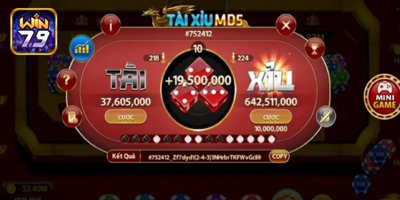 Bí kíp chơi mini tài xỉu MD5 thắng lớn